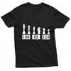 Chess Opening 1d4 D5 2c4 Graphic T Shirt Chess Player Tee Funny Gift For Chess Lover Board Game Enthusiast Unisex Clothing