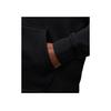 Jordan Logo Print Zip-Up Hooded Jacket Men Outerwear Black FJ7772-010