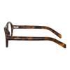 Prada optical glasses High nose bridge design, acetate, pilot style, glasses Tortoiseshell color 54mm basic packaging-glasses case + packaging box