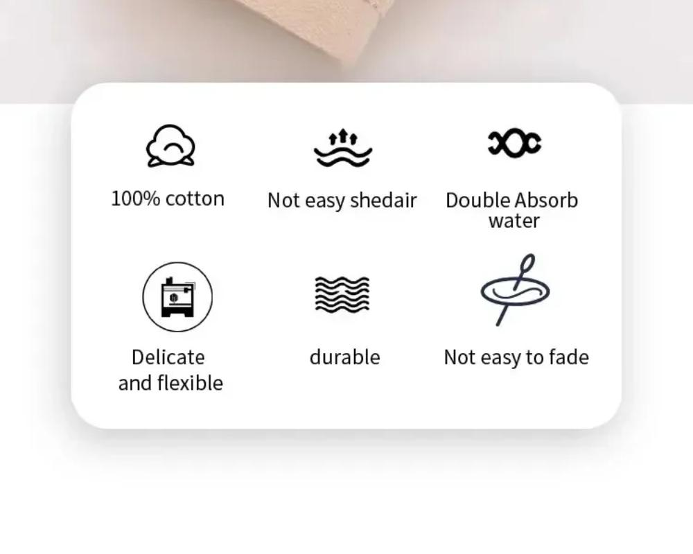 2 Towels Thickened Absorbent Towel Pure Cotton Quick Absorbent Soft Quick Dry Thickened Face Towel
