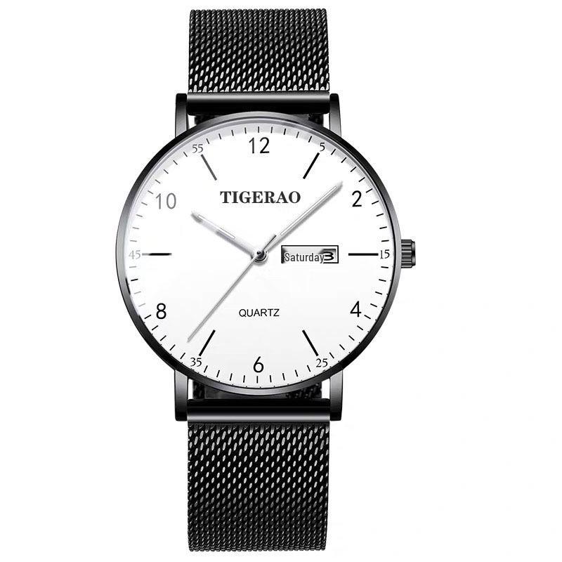 Ultra-thin Men's Trendy Mechanical & Quartz Waterproof Watch for Teenagers and Students