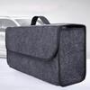 Large Car Trunk Storage Box Heavy Duty Boot Organizer with Open Top No Dividers for Luggage Tools Easy Fold Fits for Sedan/SUV