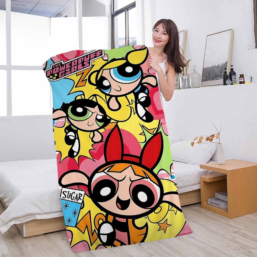 Telo Mare Cartone Animato Le Superchicche Carino Kawaii Decorazione Stanza Bagno Ragazze Bambini Asciugamani Mani Per Bagno Doccia