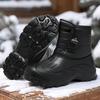 Cotton shoes women's shoes, winter waterproof and non-slip snow boots, piled and thickened one-pedal outdoor casual cotton boots