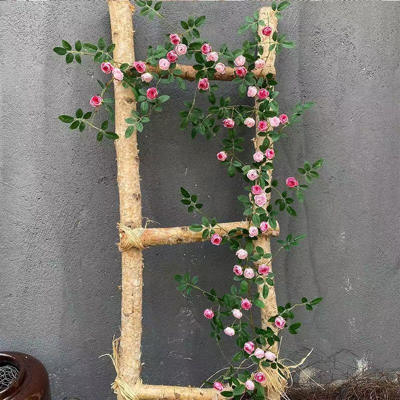 Artificial Rose Vine Wall Hanging for Indoor Decoration