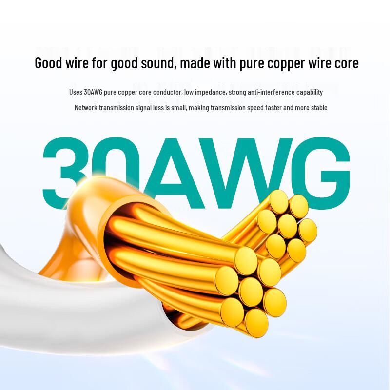 SAMZHE Cat6A Ultra-Speed Flat Ethernet Cable