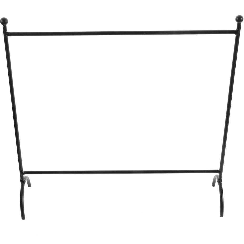 Elegant Miniature Clothing Rack for Dollhouse Use Heavy Duty Iron Construction Ideal Dollhouse Furniture Mini Hanger Stand