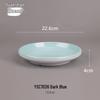 Creative Solid Color Melamine Plate – Faux Porcelain Round Tableware for Home or Hotel Use