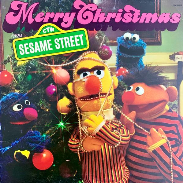 

LP Record SESAME STREET Merry Christmas CTW25516 CHILDRENS TELE 1975 US Childrens Used