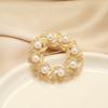 Elegant Pearl Brooch for Women's Suits - High-End Jewelry Pin