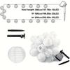 20/30LED Solar String Lights Solar Fairy Lights Outdoor 8 Modes Atmosphere Lighting For Garden Parties Weddings Decoration