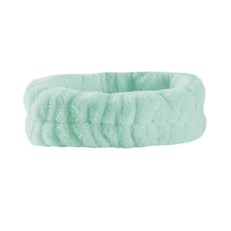 Plush Flannel Absorbent Wristbands & Splash-Proof Headband Set