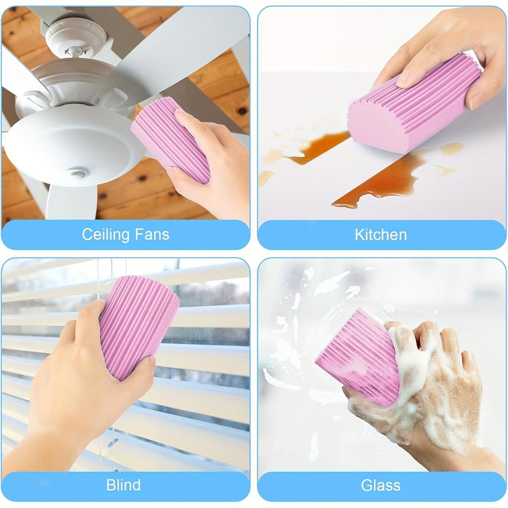 Magic Dust Cleaning Sponge PVA Sponge For Wet Wipe Removal Cleaning Of Blinds Glass Skirting Boards Ventilation Grates Rail
