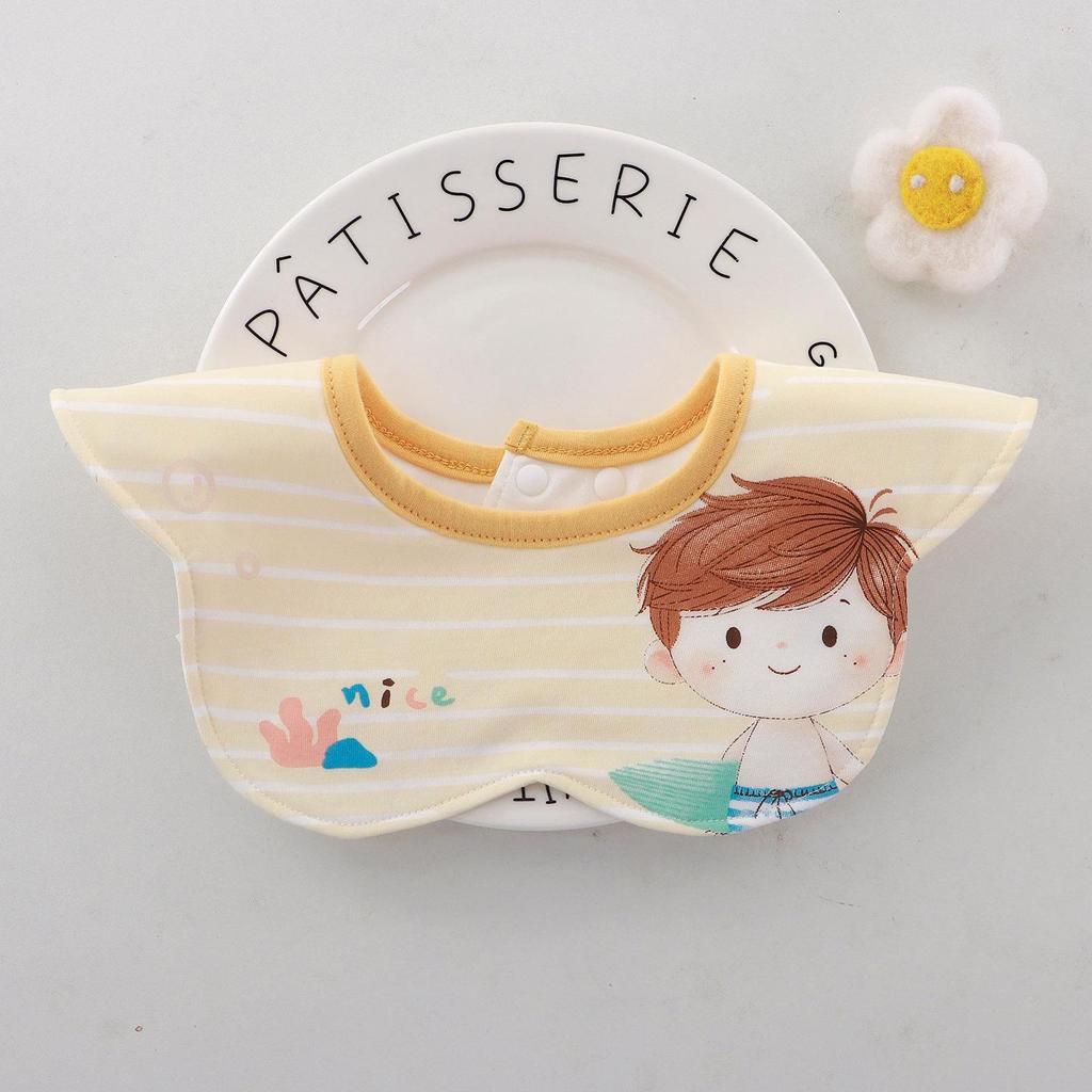 Autumn/Winter Baby Bibs: Anti-Spit Milk, Pure Cotton, Absorbent & Moisture-Wicking Newborn Feeding Bib