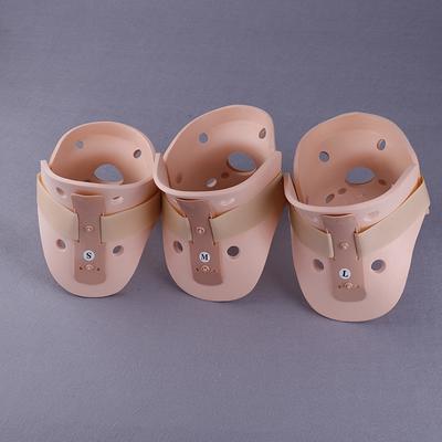 Supporto per il collo in polimero per il fissaggio della pelle