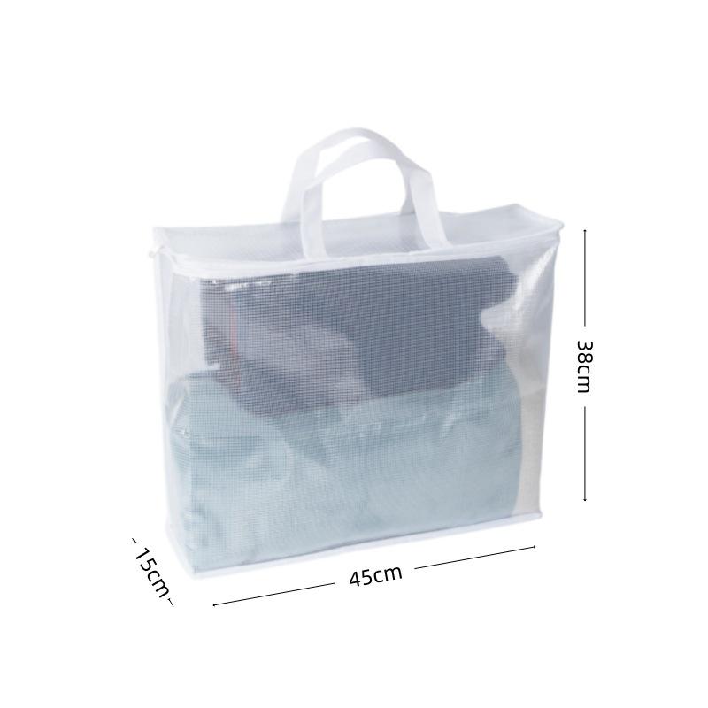 Quilted Cotton Duvet Storage Bag - Dustproof & Moistureproof Organizer