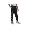 Jordan Flight MVP Logo Print Tapered Knit Joggers Herren Unterteile Schwarz FB7027-010