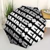 1pc Rammstein Design Automatic Open/Close Umbrella - Compact Travel Umbrella, Perfect Gift for Friends -Intricate Design Umbrella Yy250811093