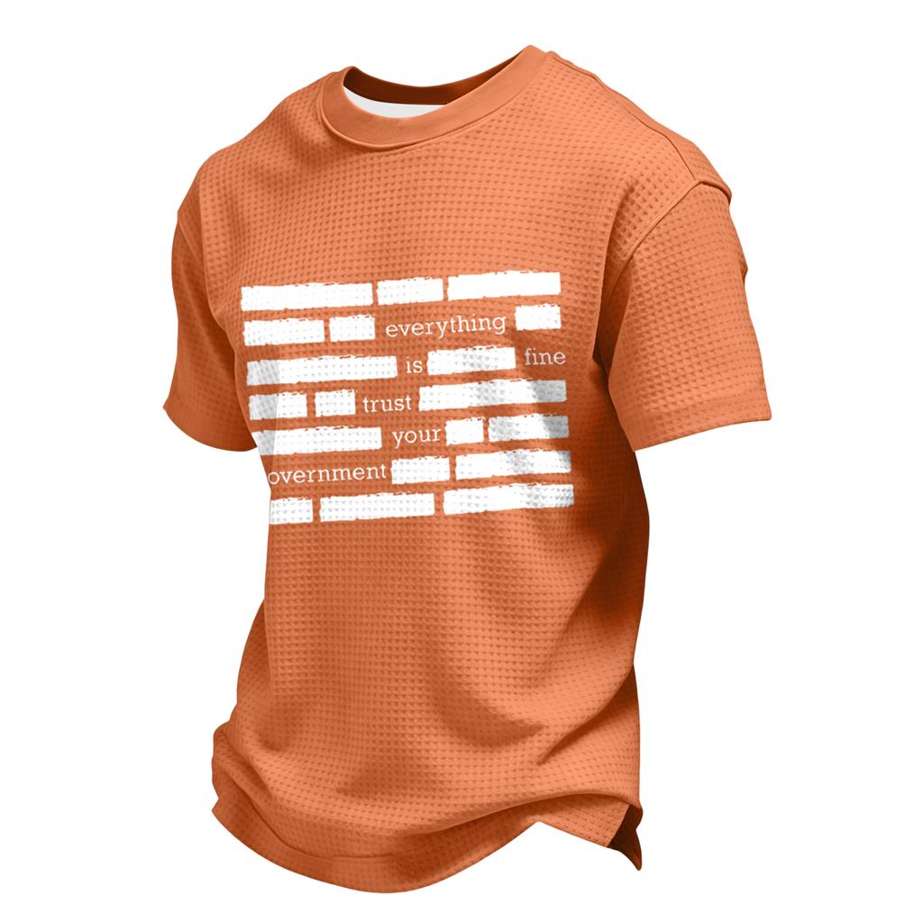 USA Jubiläum Herren Freizeit Pullover mit Buchstabenprint Langarm