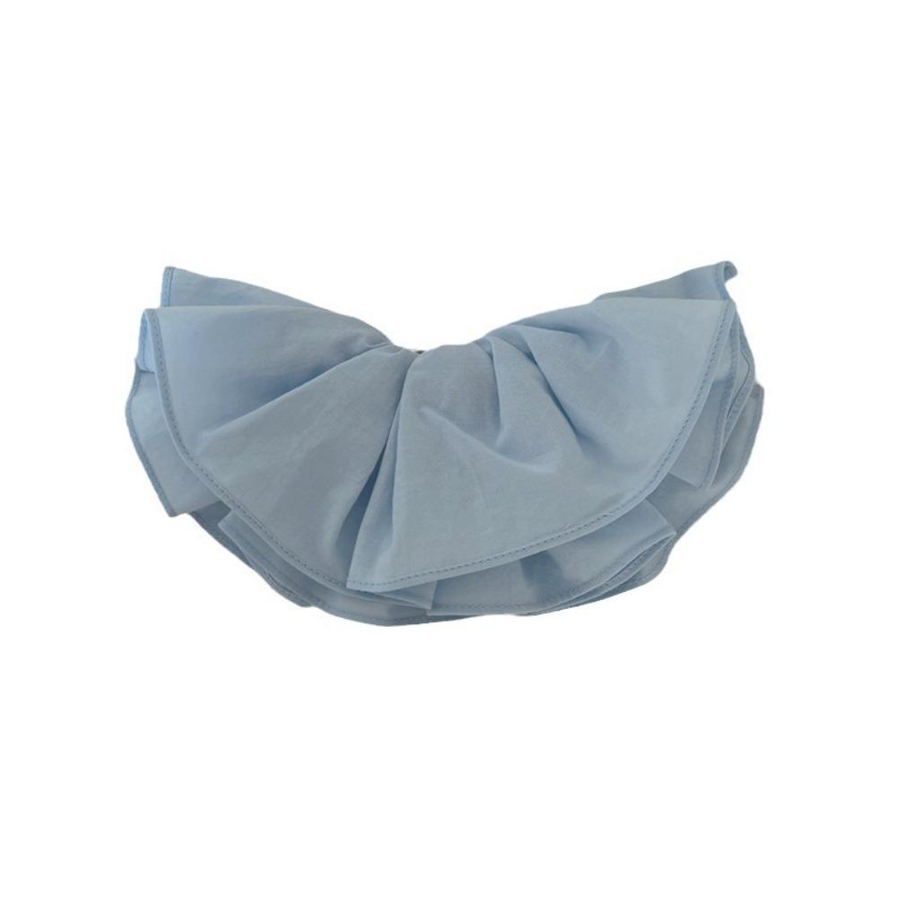 Bow Checkered Hair Clip Double Layer Oversized Hair Scrunchies Fashion British Style Hairpin  Girls