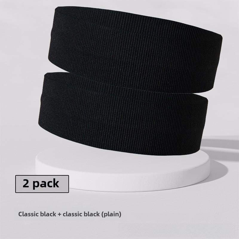 Diadema bordada unisex que absorbe el sudor para deportes, running, fitness y yoga.