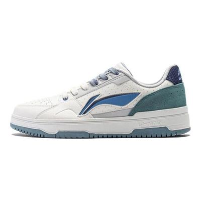 Li Ning Tian Ji 2.0 Modne Wygodne Trwałe Antypoślizgowe Niskoprofilowe Buty Skate Męskie sneakers Biały Szary Zielony AGCT345-4