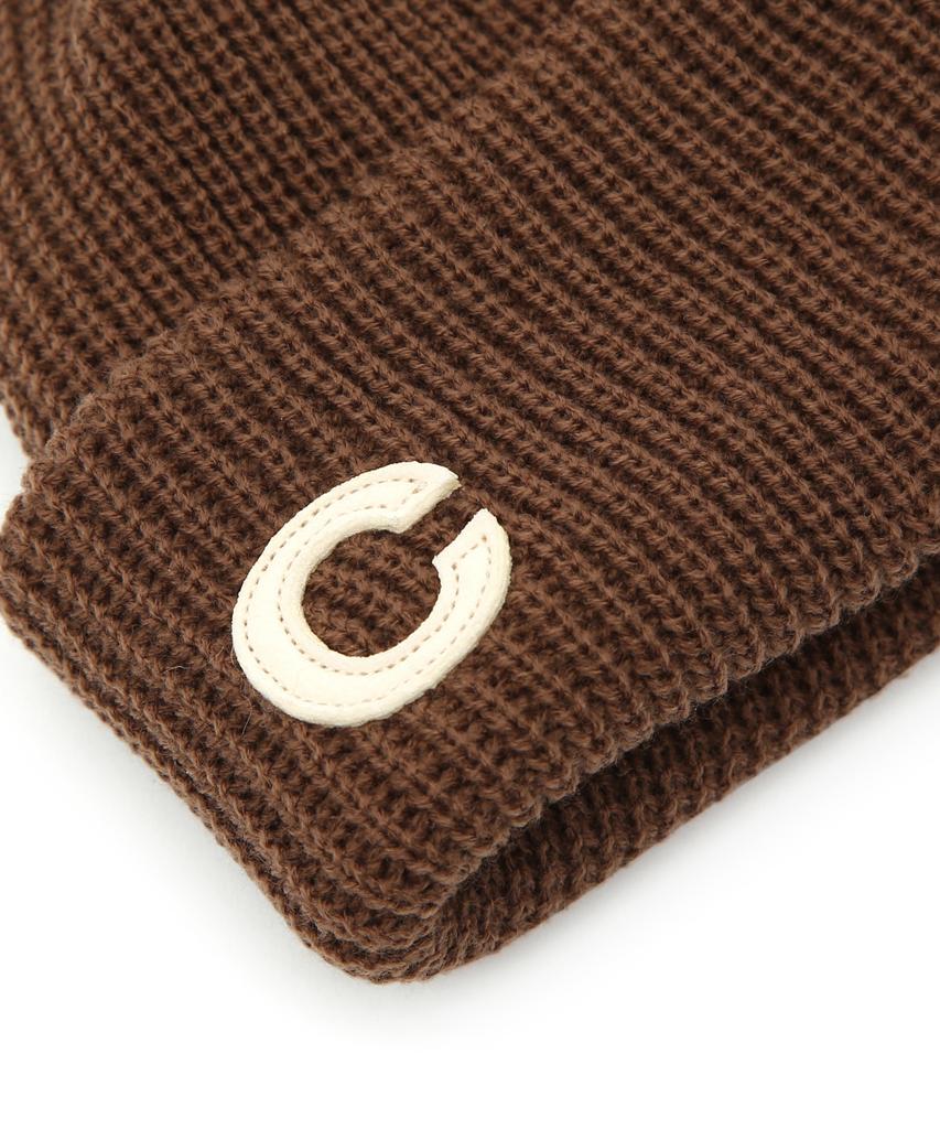 Eondeokeonteulol Short Beanie / Marine Fit / Double Tab / O Brown