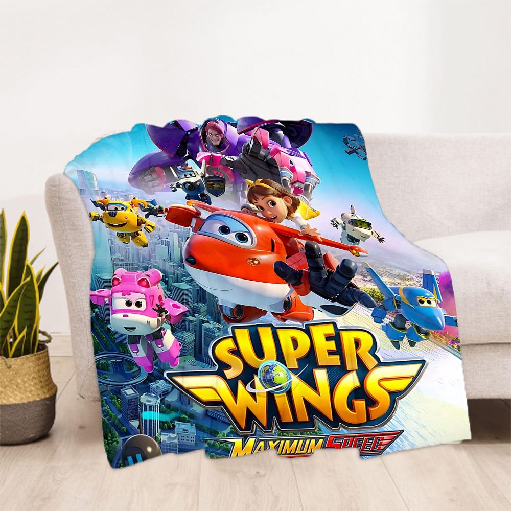 1 Stück Super Wings Maximale Geschwindigkeit Outdoor-Decke Leichte Flanell, Weich & Warm, Ganzjahresnutzung für Sofa, Outdoor, Camping, Wohnzimmer, Büro, Stuhl