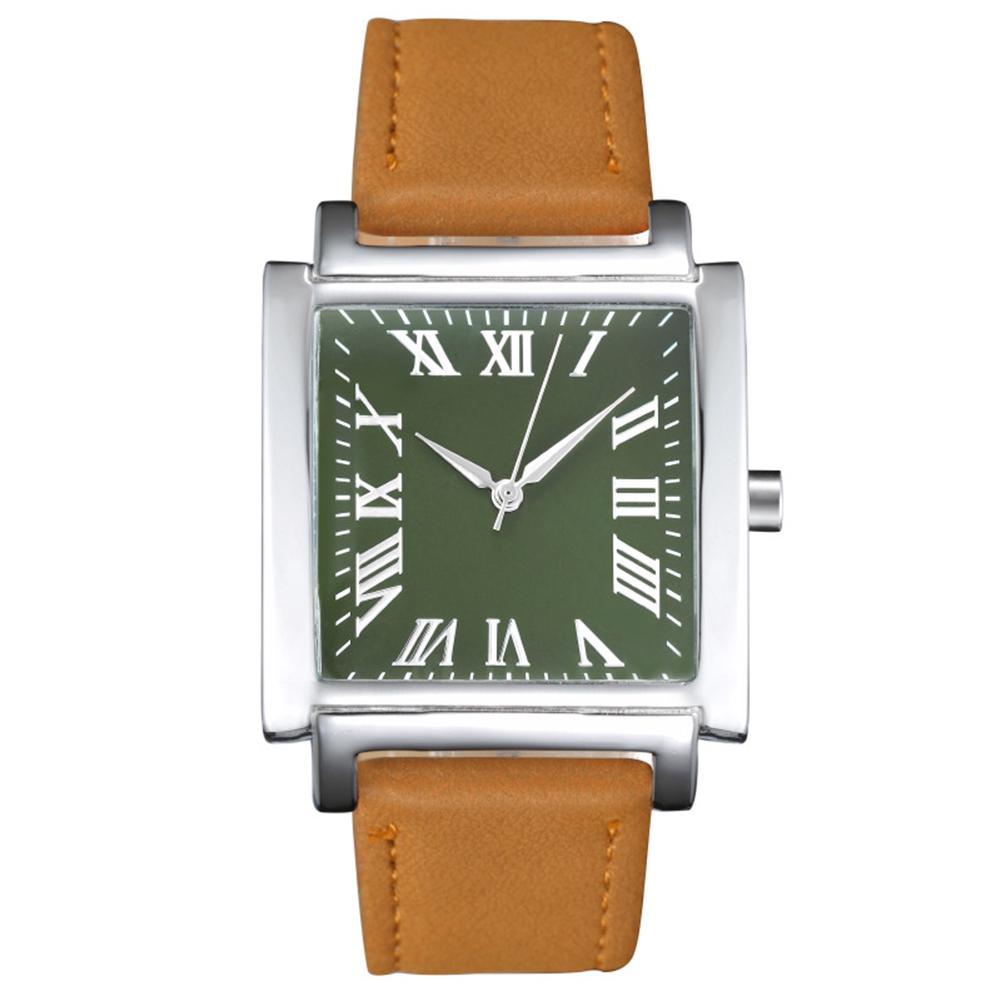 Montre À Quartz Analogique À Trois Yeux Pour Homme, Bracelet En Verre