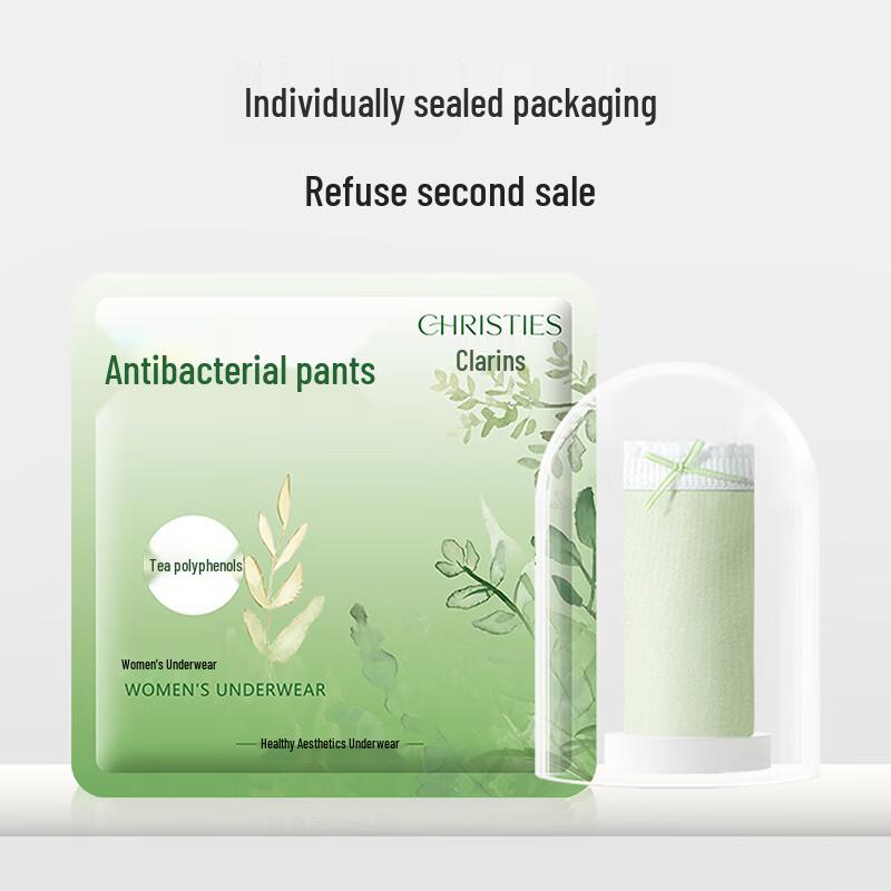 Christies Women's Cotton Antibacterial Seamless Mid-Waist Panties 4-Pack