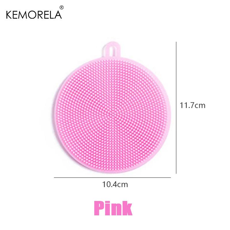 Kitchen Supplies Multifunctional Silicone Brush Dishwasher Dishwashing Mat Disinfecting Pots and Pans Cleaning Brush Table Mat