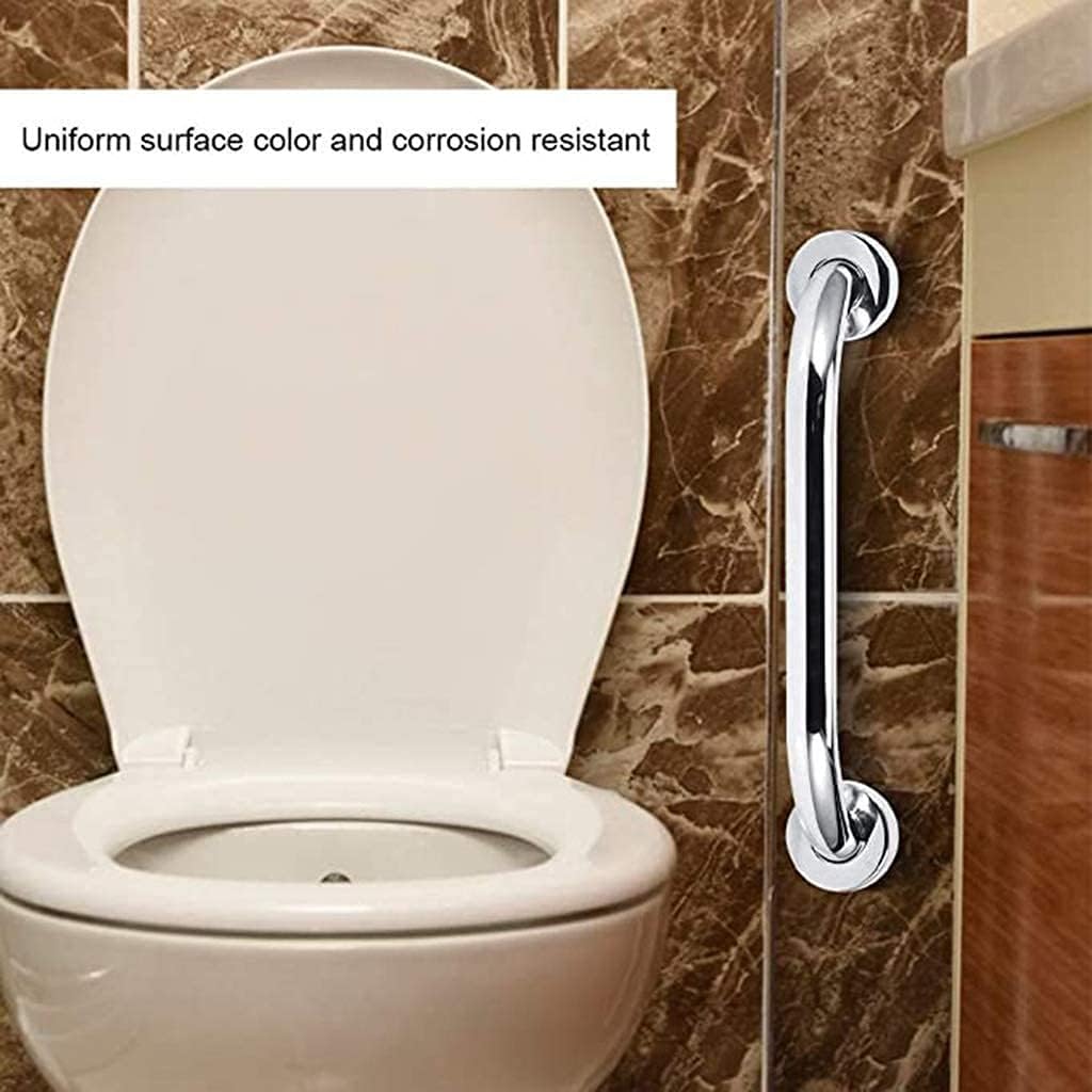 Stainless Steel Hand Rails Wall Mounted Towel Holder Bathroom Toilet Support Handle Heavy Duty Bathtub Shower Safety Grab Bars