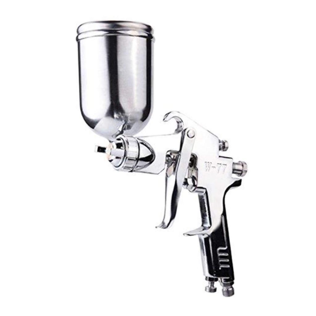 A'sTool Gravity-Fed Spray Gun W-77 with 400cc Tank Capacity and 2.5mm Diameter