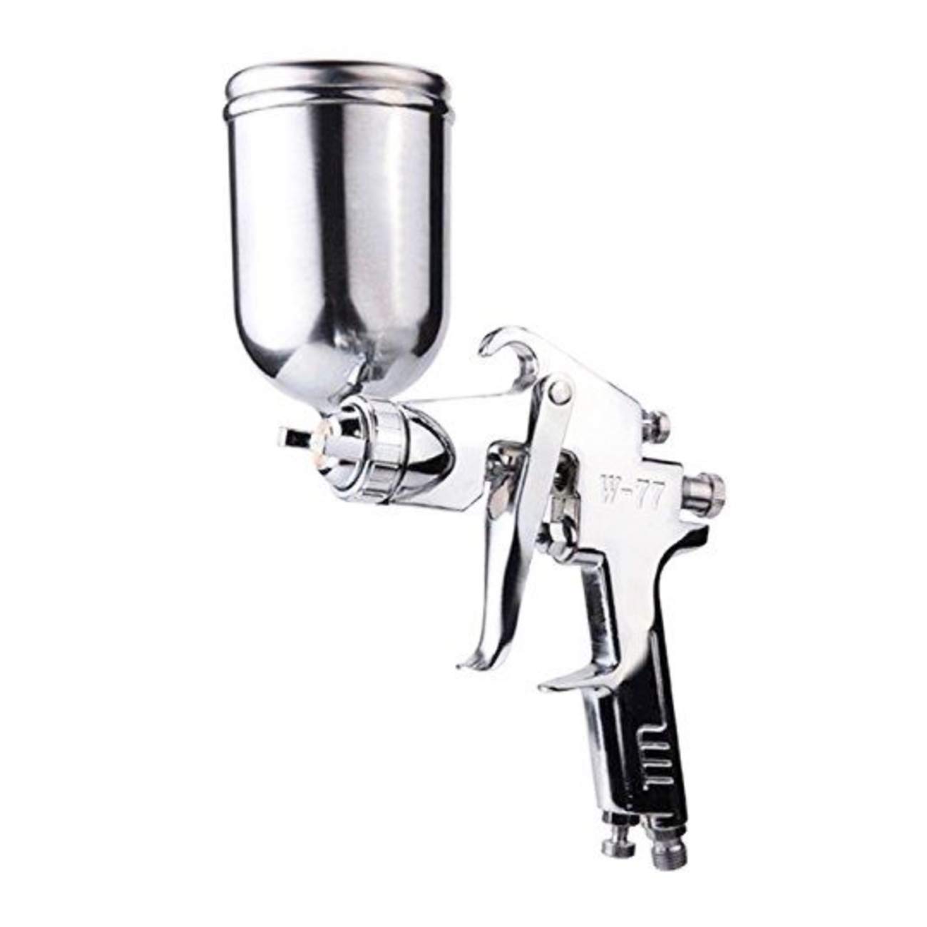 

A sTool Gravity-Fed Spray Gun W-77 with 400cc Tank Capacity and 2.5mm Diameter