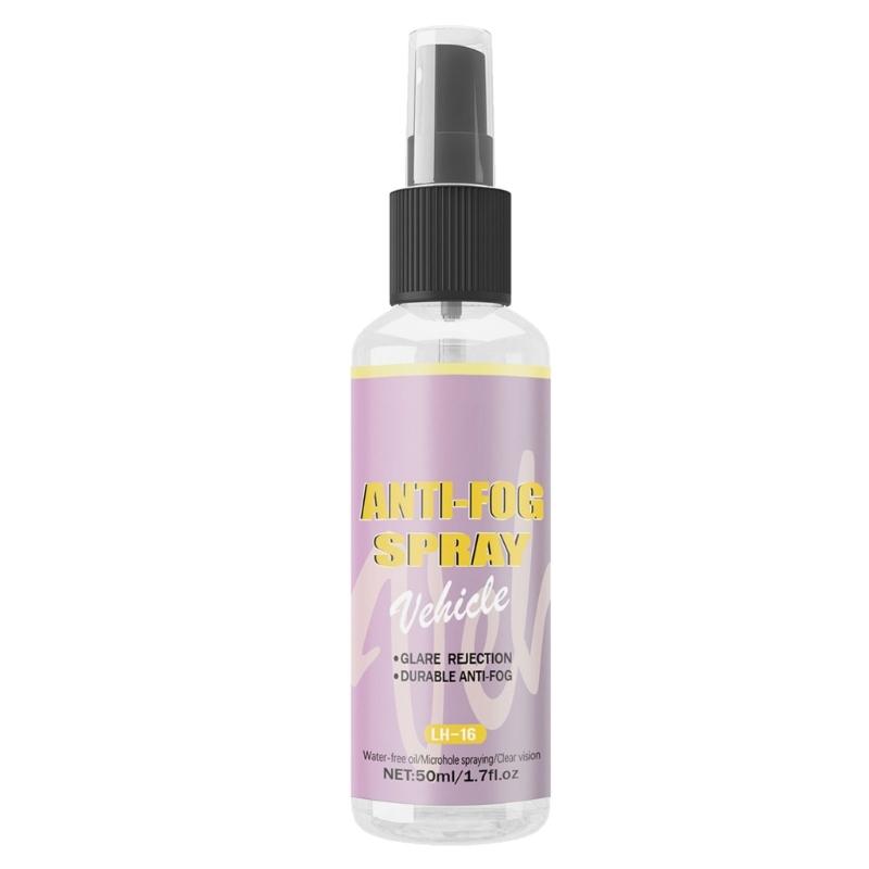 

Long Lasting Vehicle Window Anti Fog Sprayed Defogger Liquid Quick Misting Removal Liquid Enhances Nighttime Road Safety