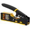 RJ45 Crimp Tool Kit Pass Through Cat6 Crimping Tool For Cat5 Cat5e Cat6 8P8C Connector, All-in-one Ethernet Crimper