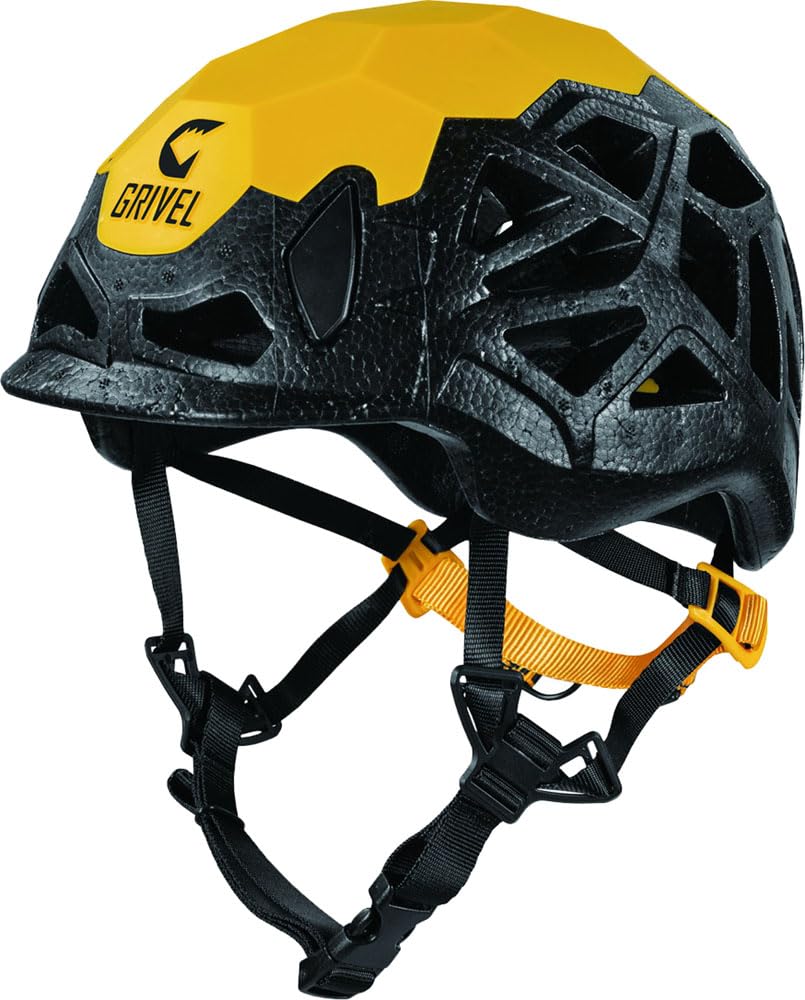 Grivel Mutant Mountaineering Size Helmet, Black/Yellow (BLKYEL), S/M (GVHEMUT)
