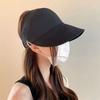 Women Sun Hat Hollow Dome Extended Brim Sun Protection Hat with Large Brim Outdoor Activities Breathable Hat
