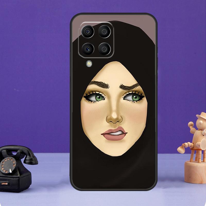 Islamic Muslim Hijabi Girls Case For Samsung Galaxy M12 M32 M52 M56 M06 M16 M36 M54 M34 M14 M35 M55 M15 M11 M31 M13 M53