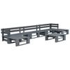 vidaXL 6 Pcs. Garden Sofa Set from Pallet Wood Grey