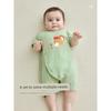 Rabi Baby Romper Jumpsuit Spring and Summer New Arrivals Unisex Baby Romper Newborn Side-Opening Jumpsuit