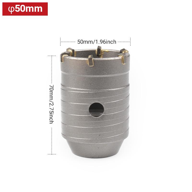 Wall Hole Opener Air Conditioning Pipe Impact Electric Hammer Drill Drill Drill Tool Brick Wall through Wall Dry Drilling Reamin