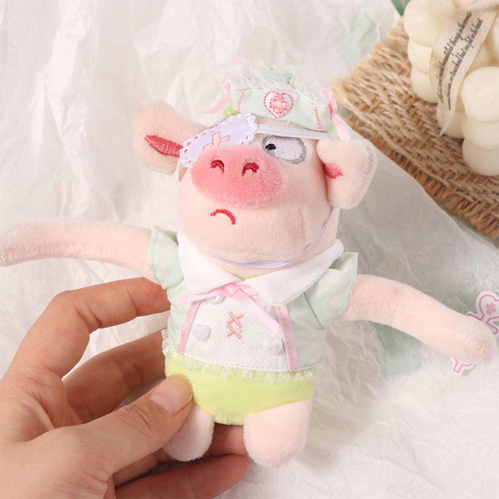 Dress Up 10CM Doll Clothes Pretend Play Cotton Doll Dolls Clothing Set Outfit Changing Kawaii Doll Nurse Uniform Replacement