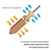 Interchangeable 3D Printing Nozzle Set Heat Resistant Metal Tip Multiple Diameter Option 0.25 0.4 0.6mm