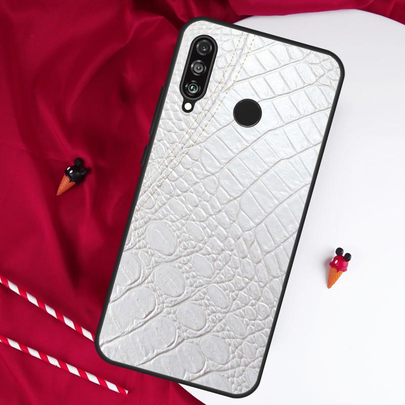 Crocodile Pattern Print For Huawei Nova 7i 8i 11i 12i 12s 10 9 SE Y90 Y60 Y70 Y72 Y61 Y91 P60 Pro P30 P40 Lite Case