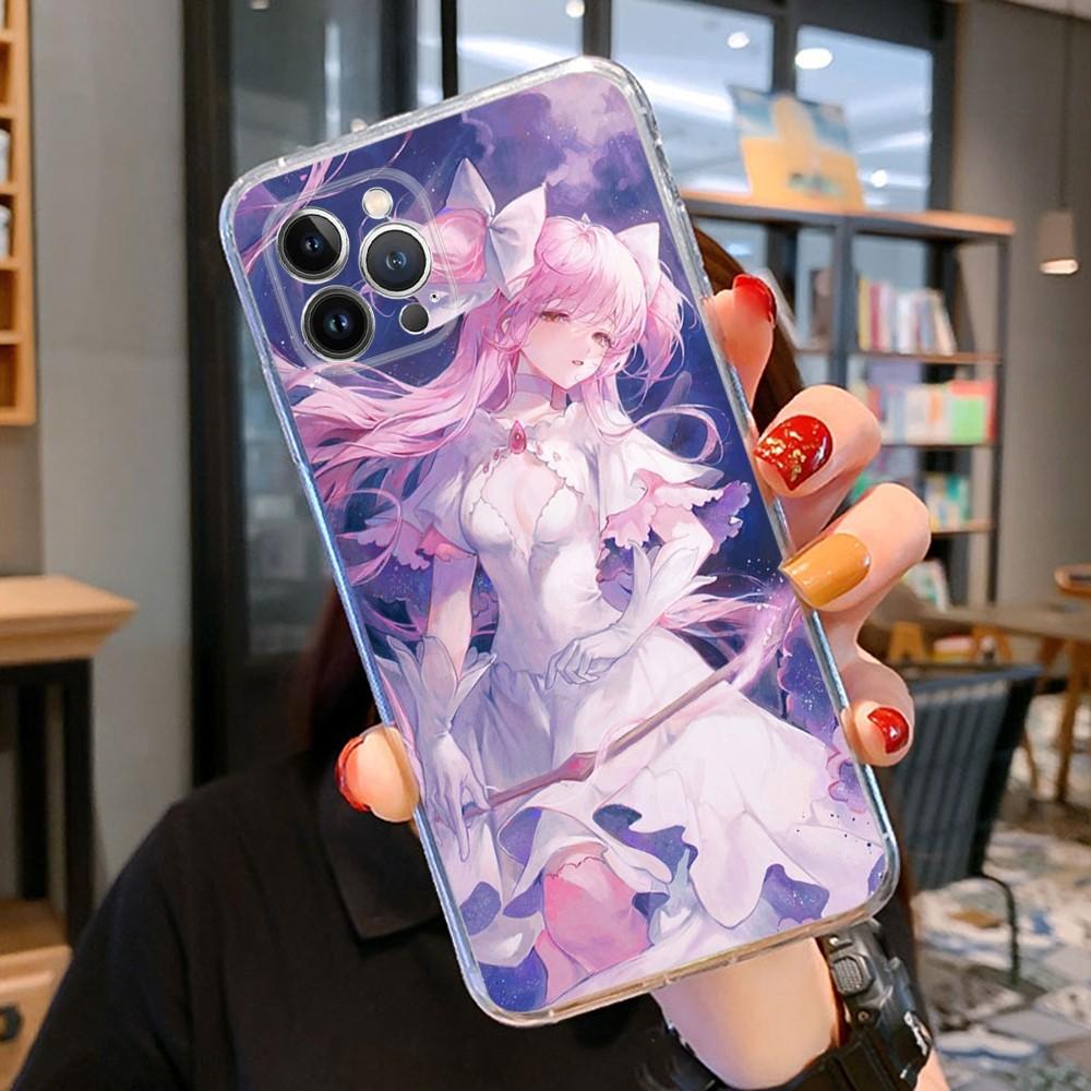 Puella Magi Madoka Magica Phone Case For iPhone 15 14 11 12 13 Mini Pro XS Max Cover 6 7 8 Plus X XR SE 2020 Funda Shell