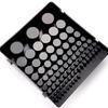 Leichtes schwarzes Werkzeug-Organizer-Rack mit 85 Löchern für Bohrer und Fräserhalter Multifunktionale Werkzeugaufbewahrungsbox
