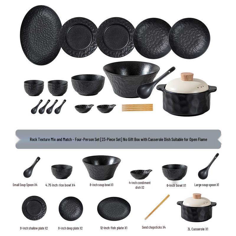 Ailan Huijia A1 Underglaze Ceramic Dinnerware Set