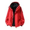 Men Women 3-in-1 Waterproof Windproof Outdoor Jacket With Removable Fleece Liner Hiking Camping Skiing Travel Fall