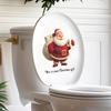 Santa Claus's Bathroom Toilet Beautification Stickers for Giving Gifts